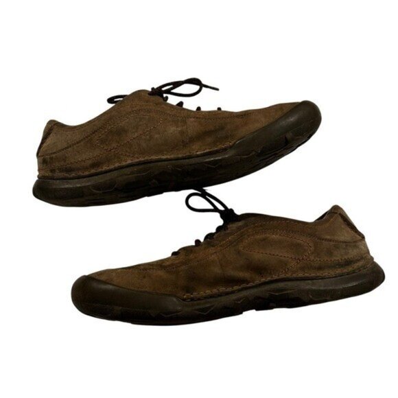 Patagonia Shoe Men's 15 Balsam Peat Brown Leather Lace Up Hiking Walking Oxford - Picture 3 of 9